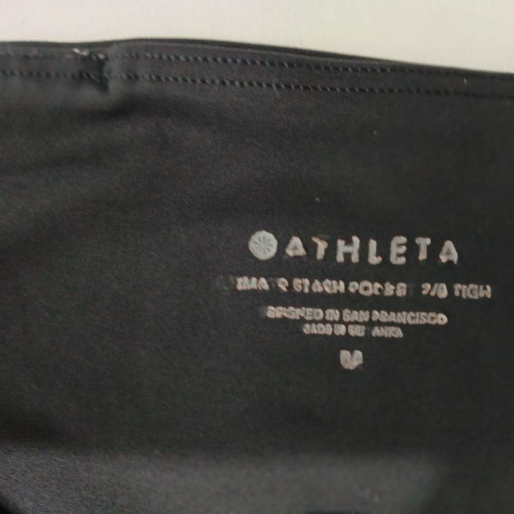 Athleta Ultimate Stash Pocket 7/8 Tights. Size M - Picture 6 of 14